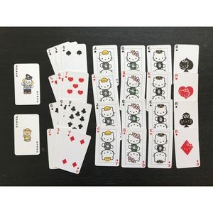 rare Hello Kitty x EVA Air playing cards — sanrio